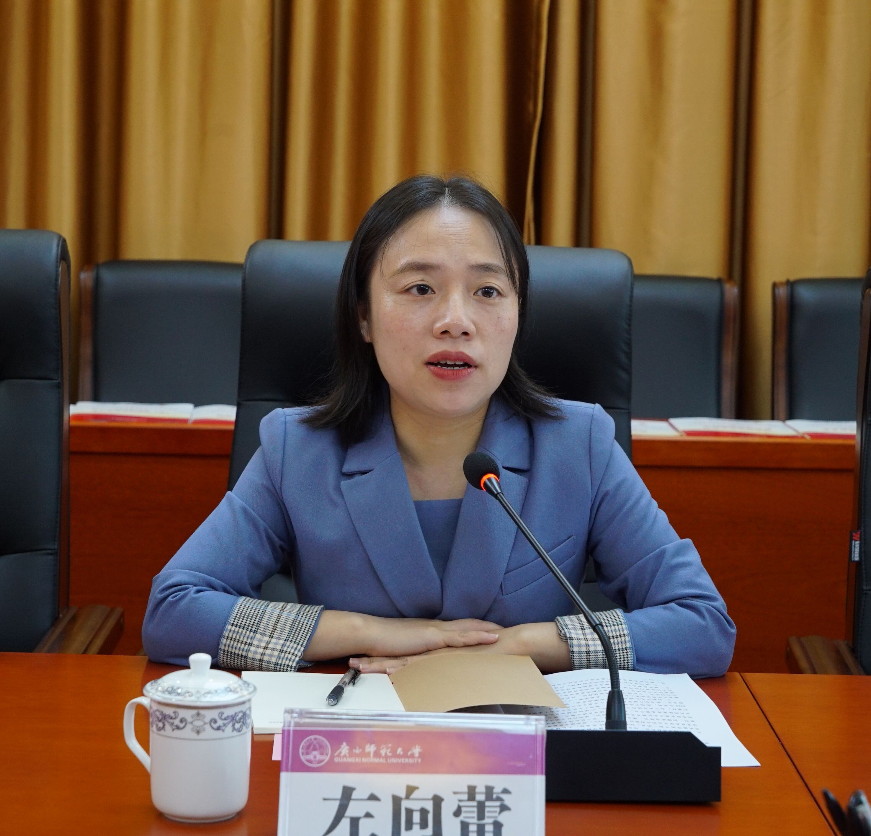 共青团广西区委左向蕾副书记致辞